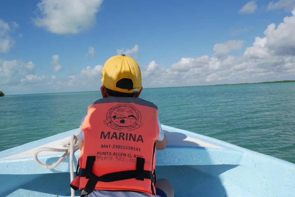 enfant bateau sian ka'an