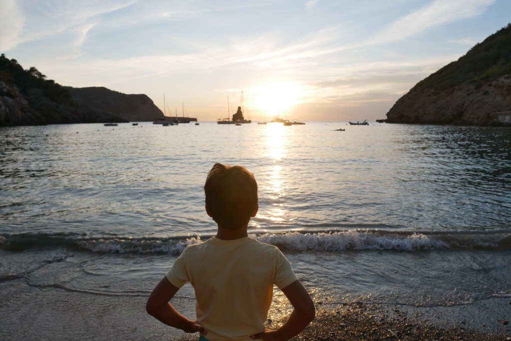 Cala Benirràs coucher de soleil