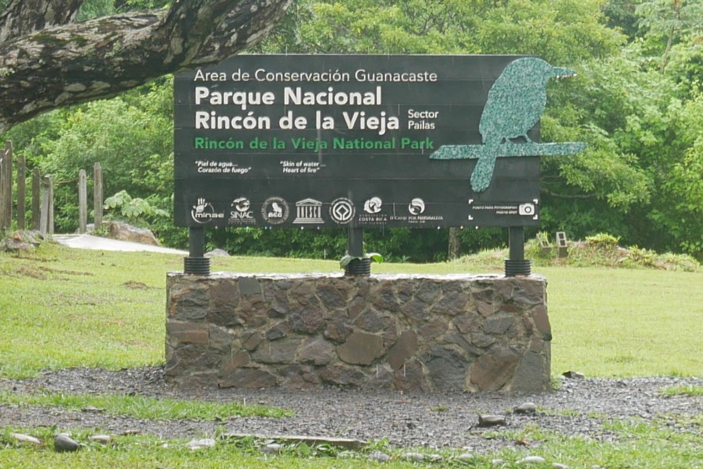 panneau par national Rincon de la Vieja