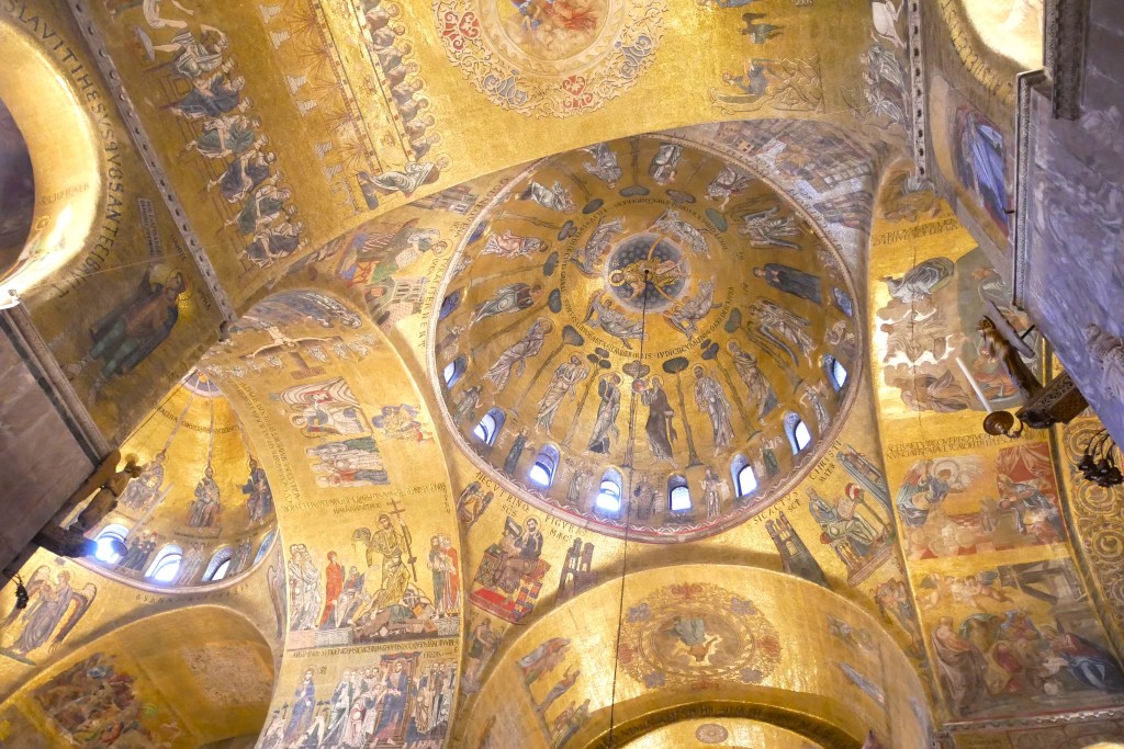 plafond mosaïques basilique st marc Venise