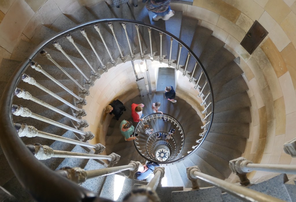 escalier phare des baleines