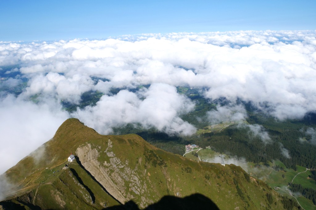 Vue depuis le sommet du Pilatus Lucerne