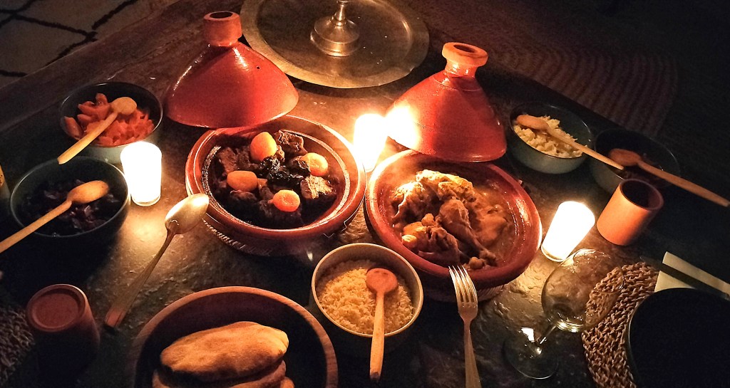 Tajine Scarabeo camp Agafay Maroc