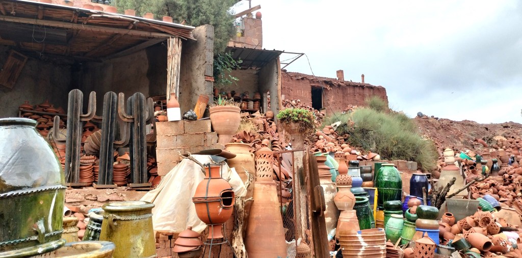 Atelier poterie vallée de l'Ourika