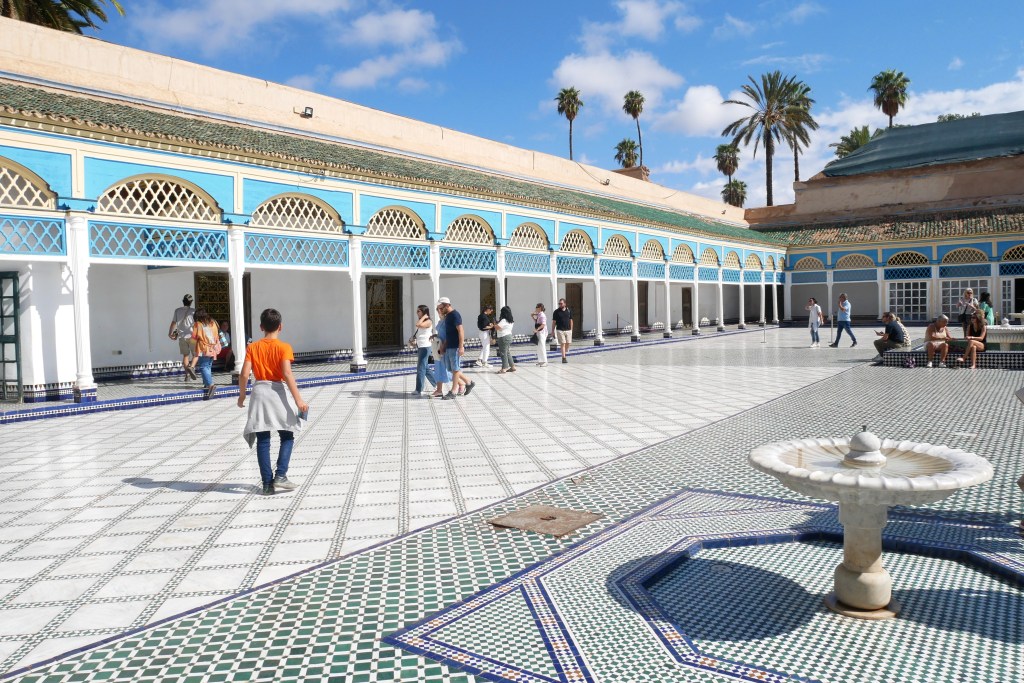 Cour palais de la Bahia Marrakech