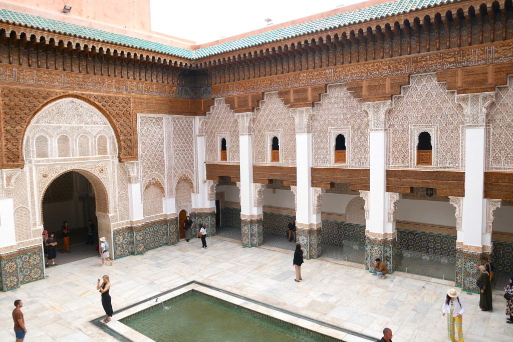 Cour central Medersa Ben Youssef Marrakech