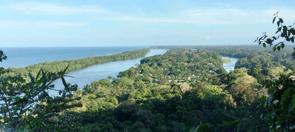 Vue depuis le cerro Tortuguero Costa Rica