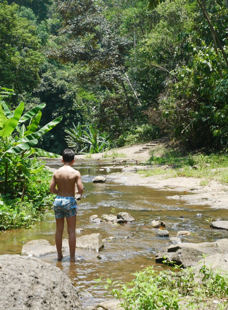 Rivière cascade Ma-Cu Puerto Viejo Costa Rica