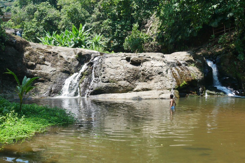 Bassin du bas, cascade Ma-Cu Puerto Viejo Costa Rica