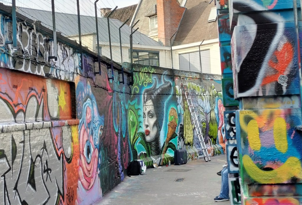 Rue des graffitis Gand