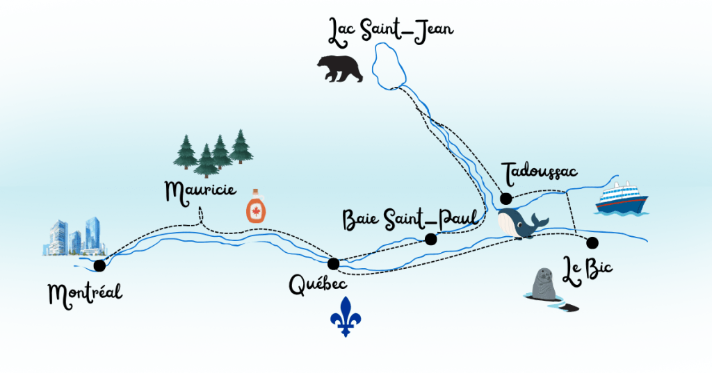 Itinéraire roadtrip 2 semaines au Québec