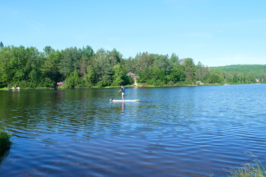 Paddle sur le lac Saint-Mathieu Mauricie Québec