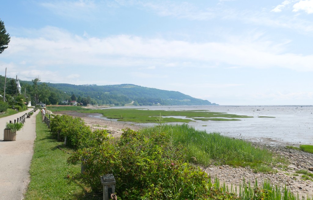 Rive du fleuve Les Eboulements Charlevoix Québec