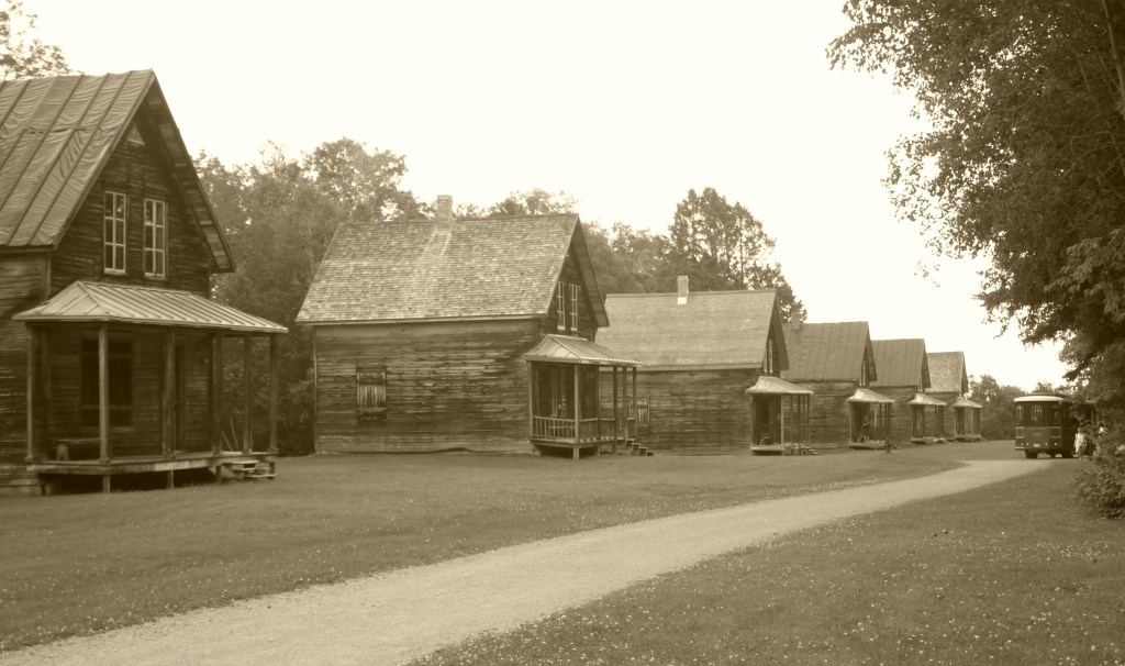 Maisons village historique de Val-Jalbert lac Saint-Jean Québec