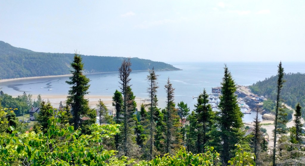Vue colline Tadoussac Québec