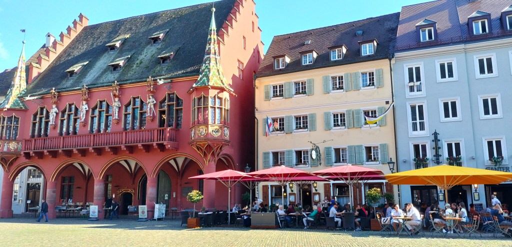 Immeubles colorés à Freiburg im Breisgau