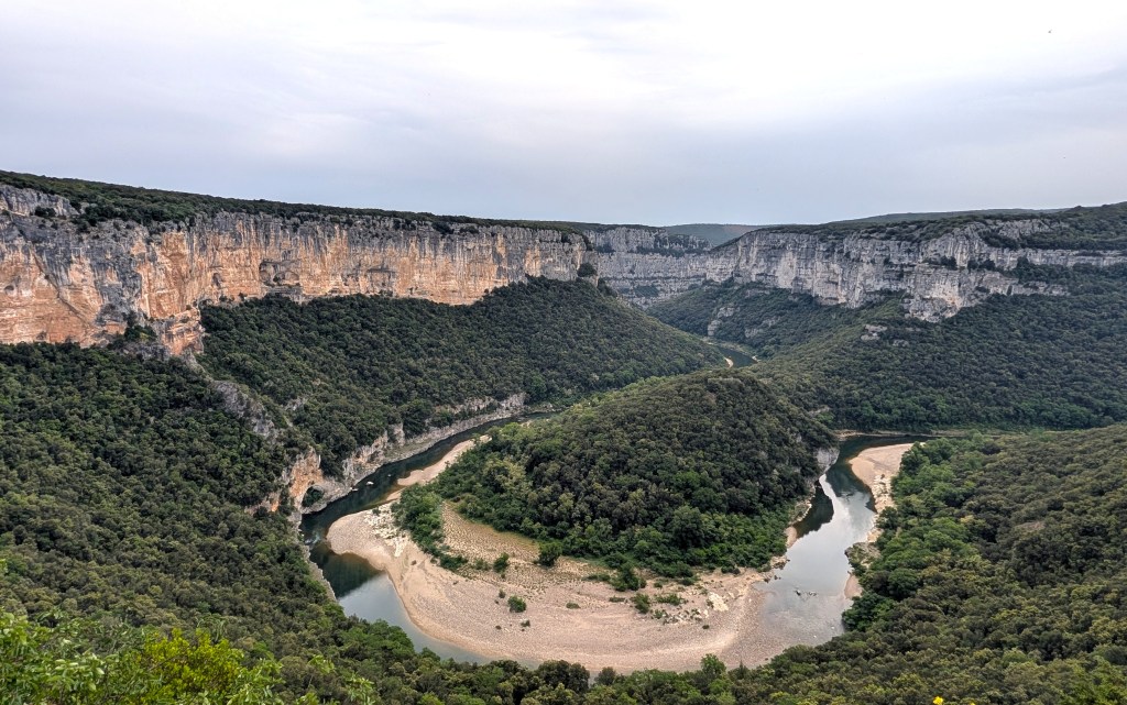 Belvédère route panoramique Gorges de l'Ardèche